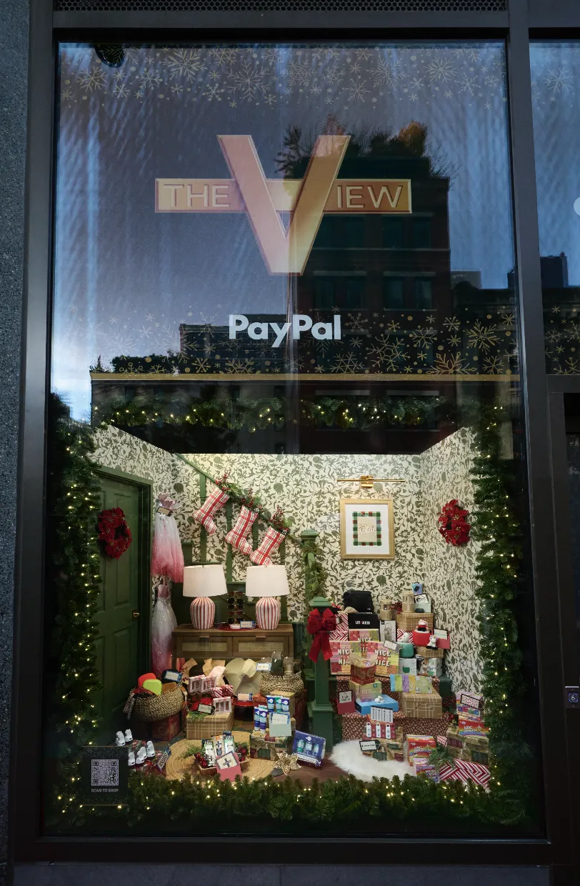 7 Hudson Square Holiday Window by ABC