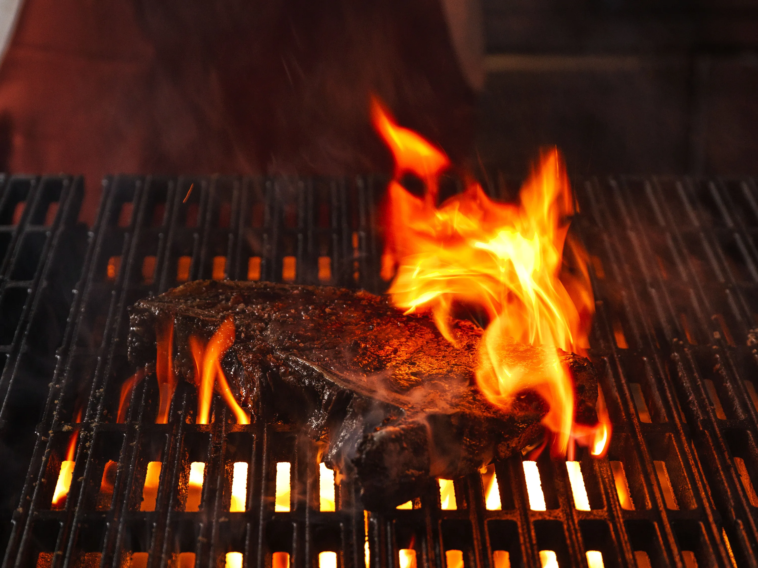 Steak cooking at Magma by Dany Karam