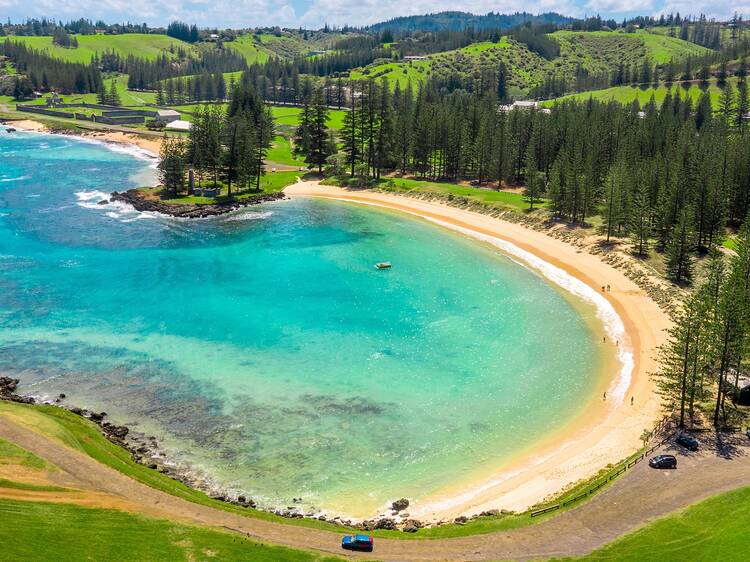 Snorkel at Emily Bay Lagoon