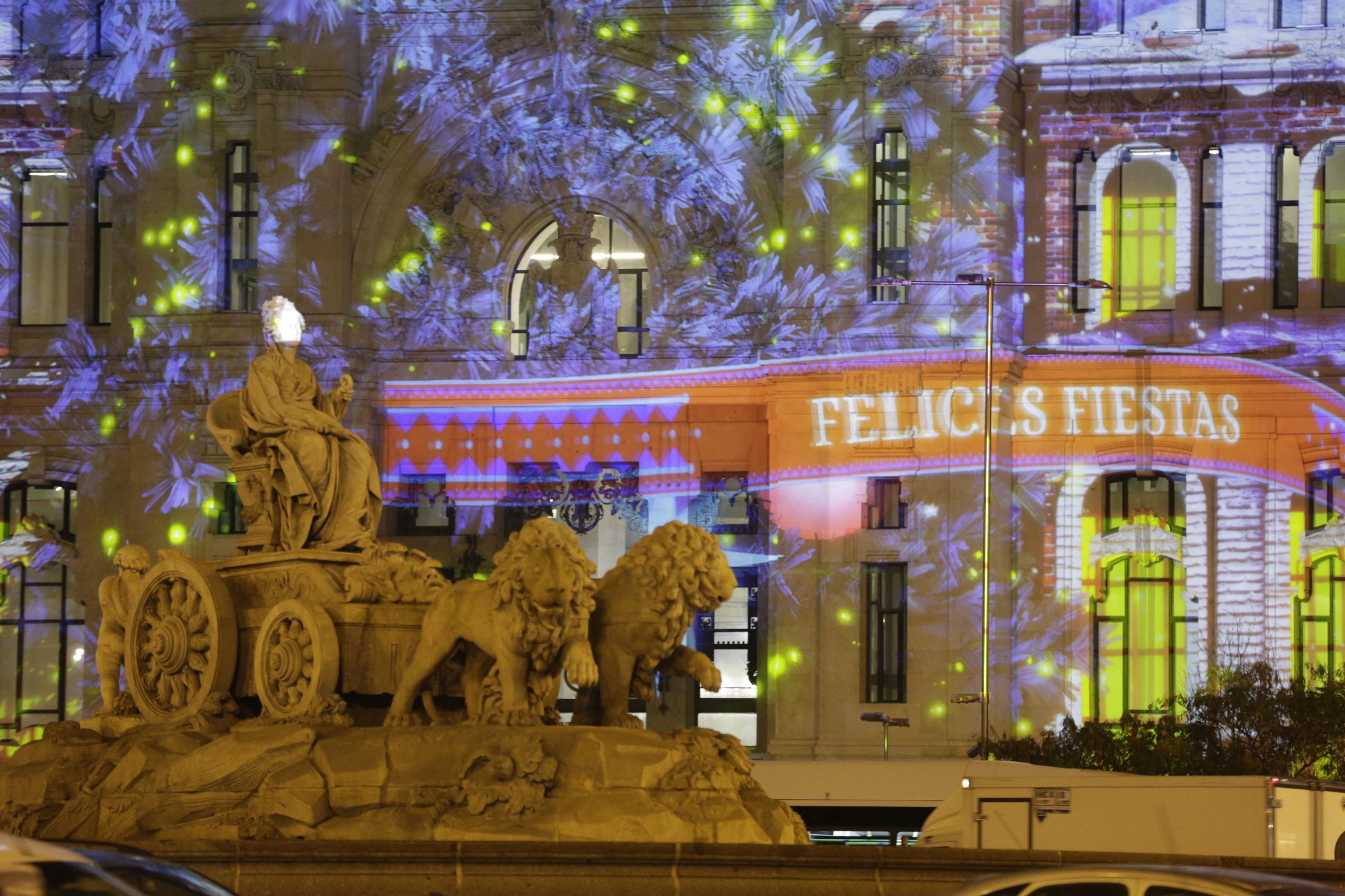 Videomapping Palacio de Cibeles. Ayuntamiento de Madrid