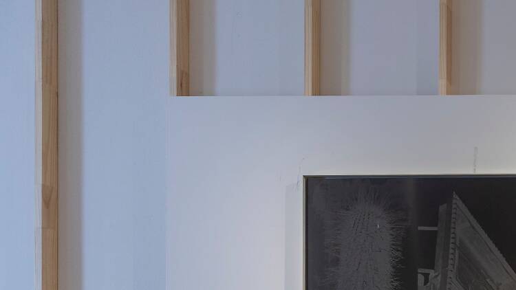 Vista de sala de la exposición 'Robert Rauschenberg el uso de las imágenes'