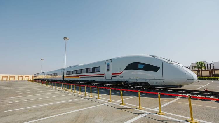 The Velaro high-speed train in Egypt The Velaro high-speed train in Egypt