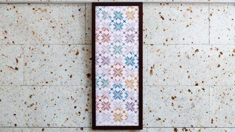 Christmas – Quilted snow pattern, ¥1,430