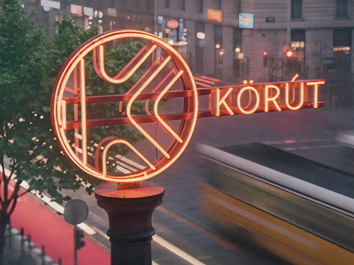 Neonfényes Nagykörút új arculat