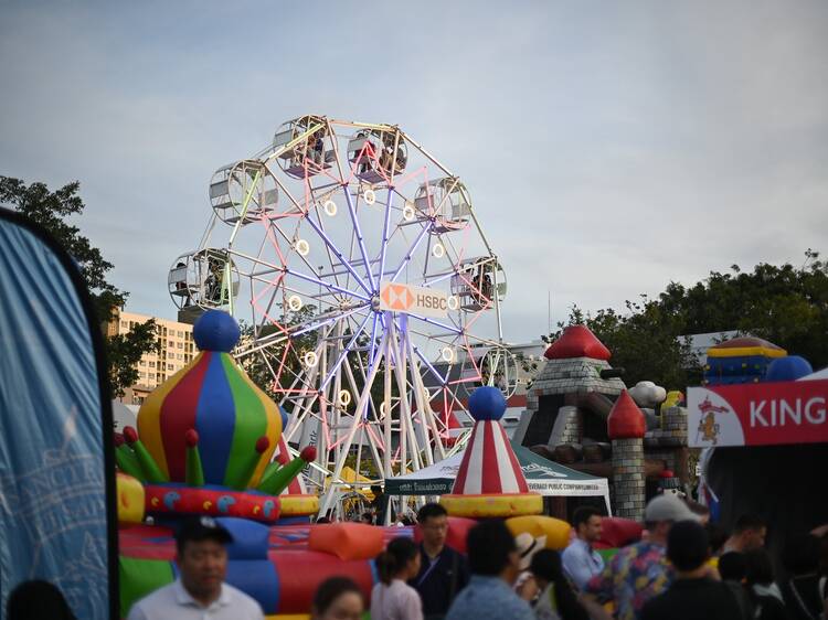 Taste street food, enjoy gentle entertainment, and support local causes in Bangkok’s heart