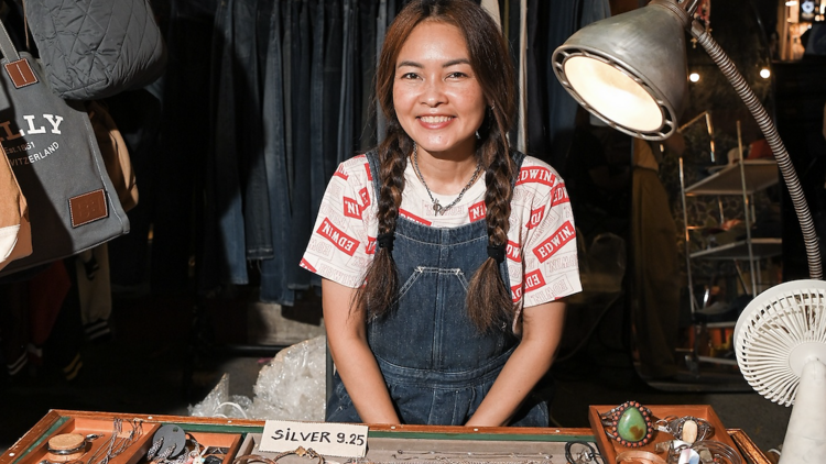 Browse vintage furniture and vinyl, then pause to take in the sprawling city view