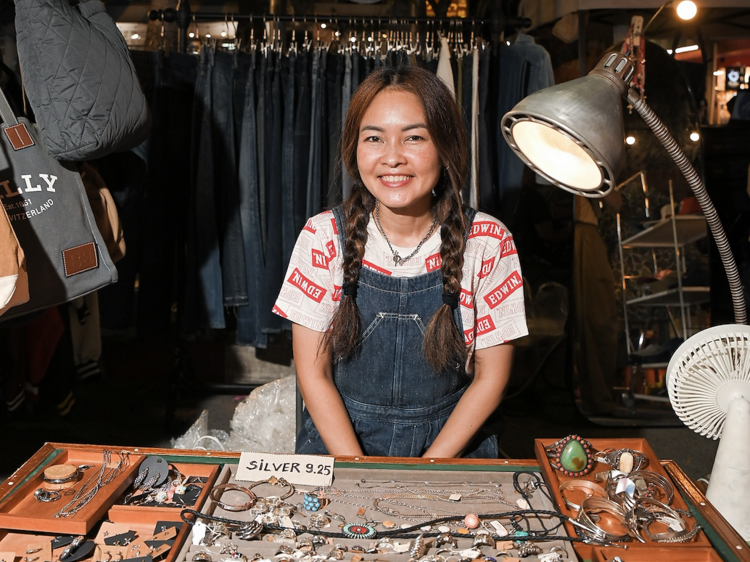 Browse vintage furniture and vinyl, then pause to take in the sprawling city view