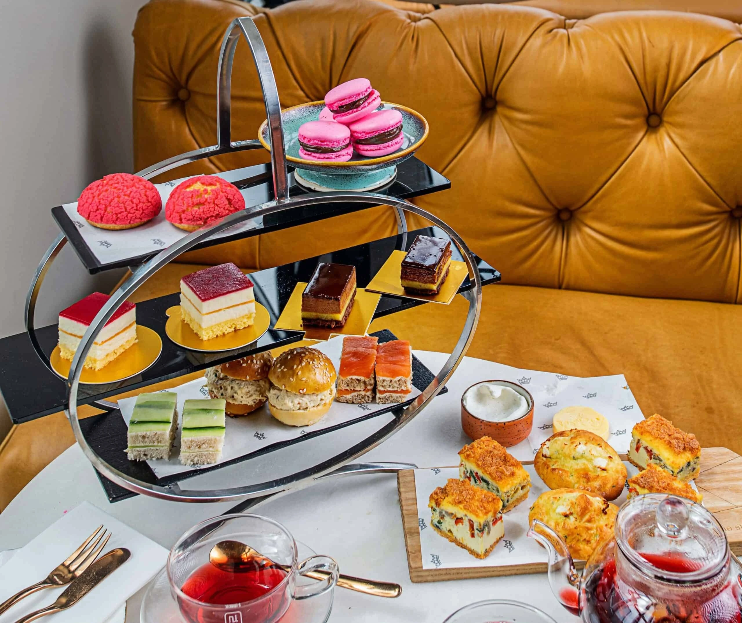High tea at the Silo Hotel