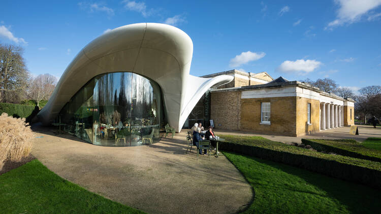 The Zaha Hadid North Gallery at the Serpentine Gallery