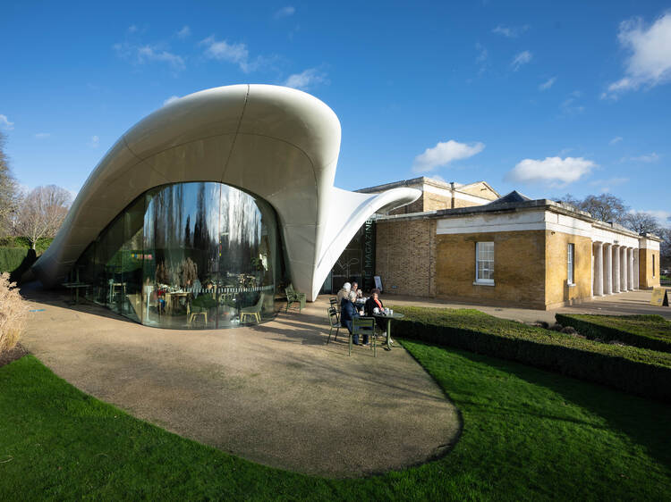 The Zaha Hadid North Gallery at the Serpentine Gallery