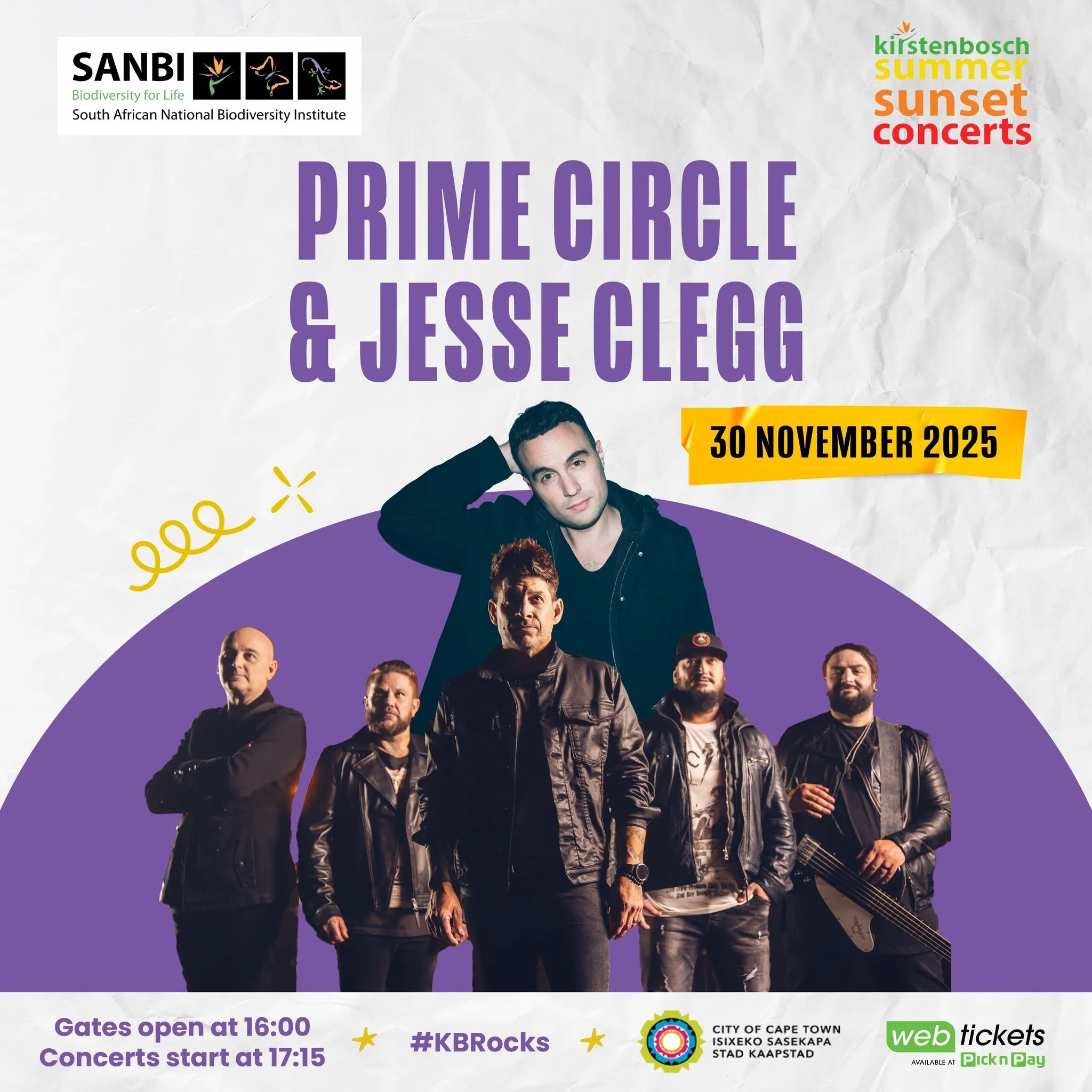 Kirstenbosch Summer Sunset Concerts