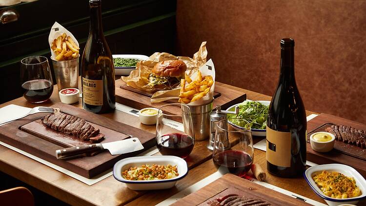 Flat Iron restaurant in London