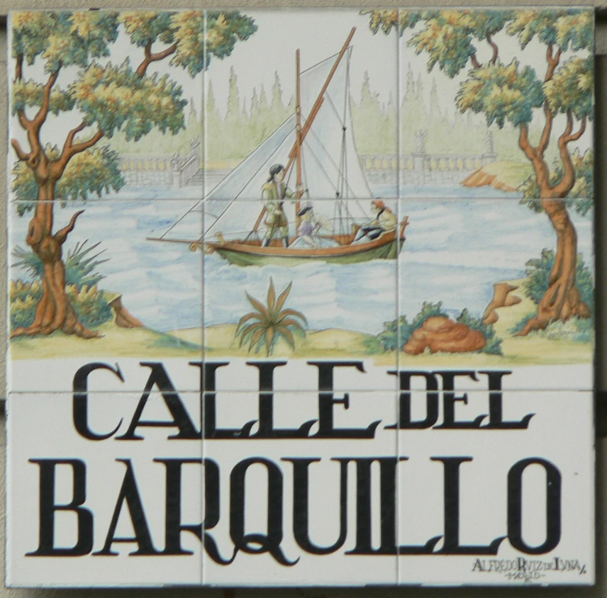 Placa de la Calle del Barquillo