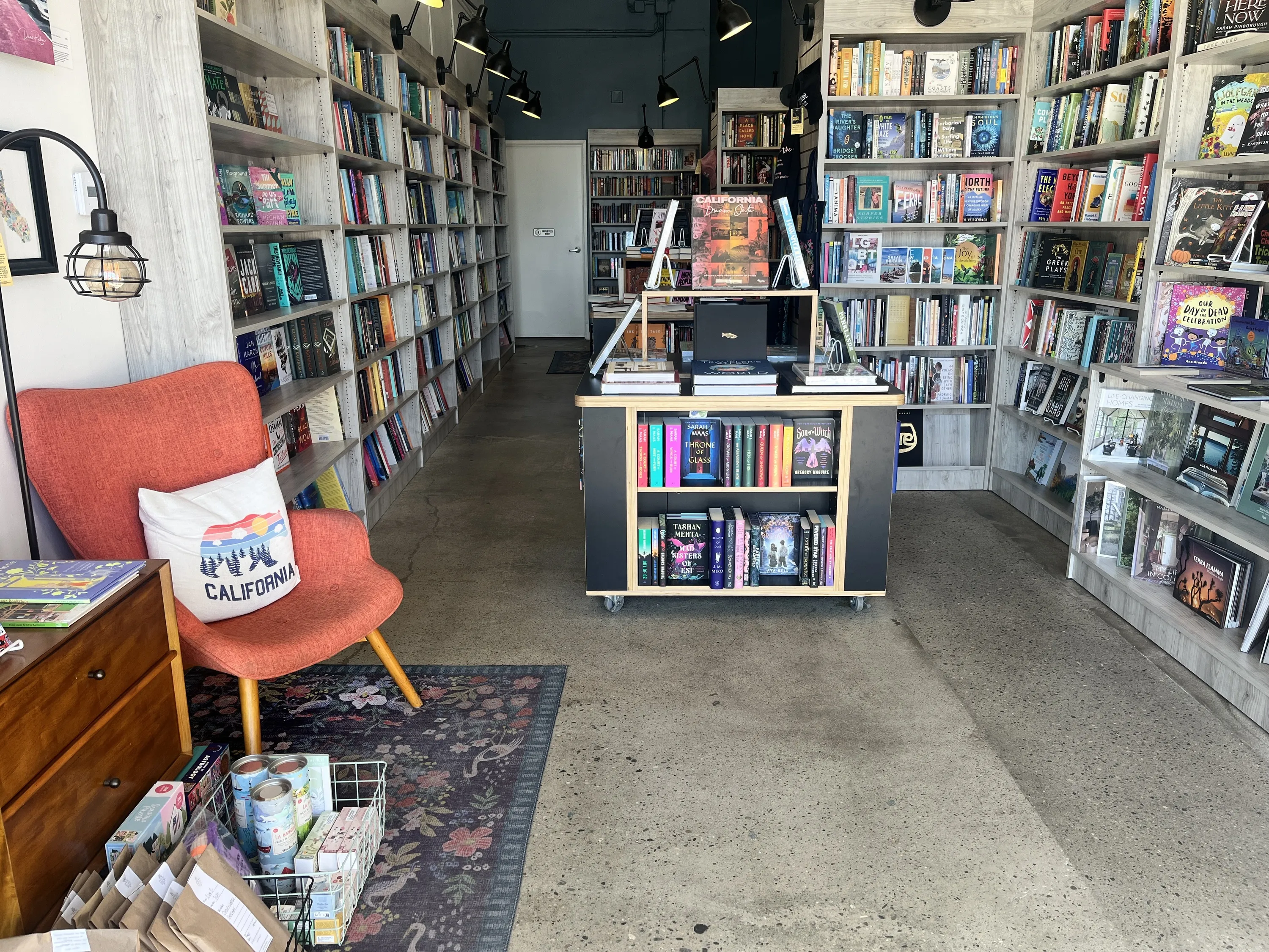 The interior of Malibu Village Books.
