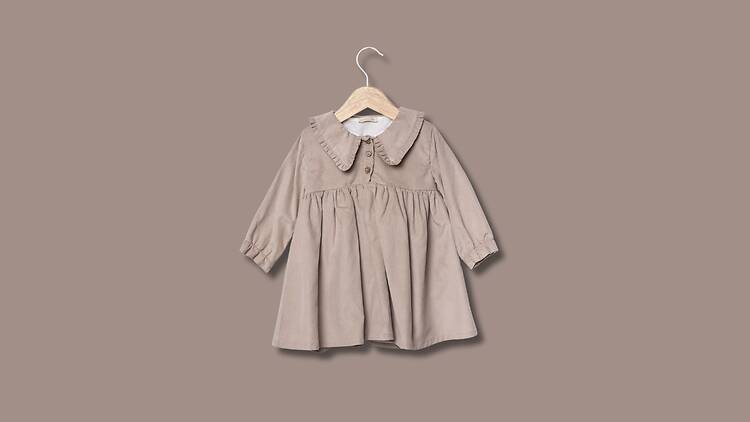 Vestido em bombazina