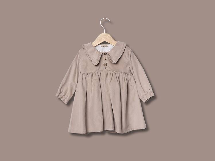 Vestido em bombazina