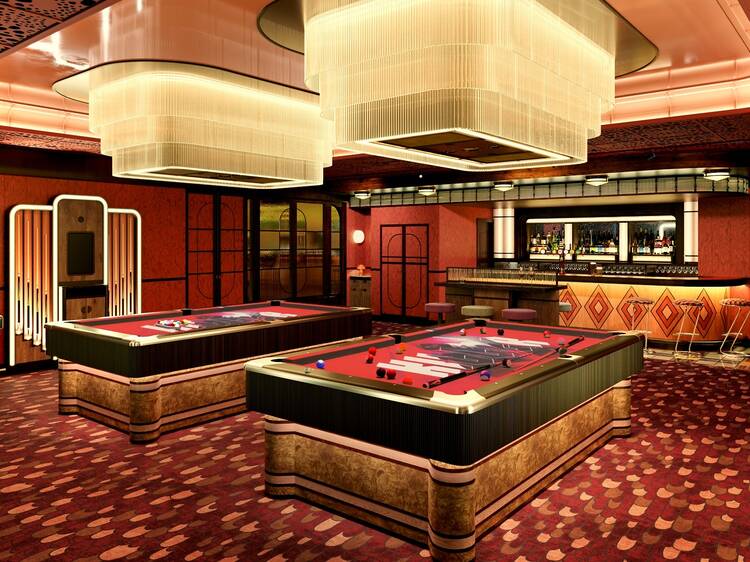 An AI-powered pool hall is opening in the City of London in 2026