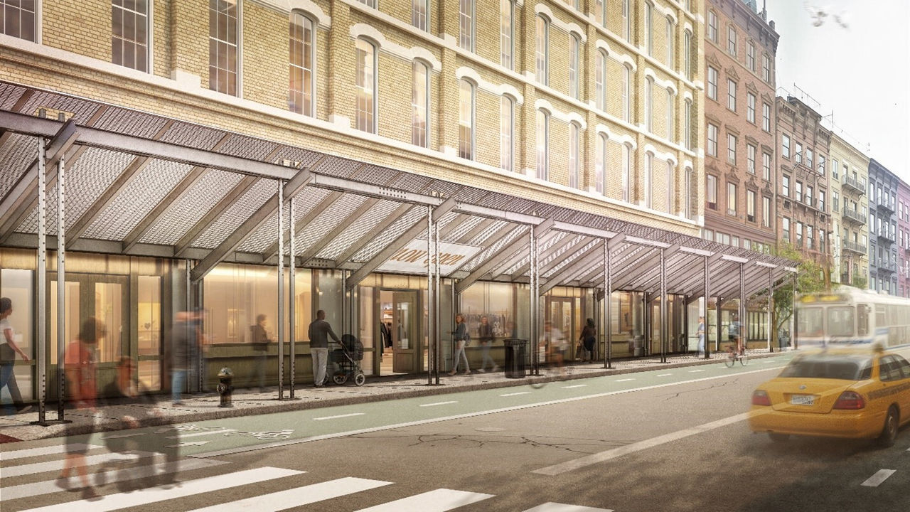 NYC officials unveil new sidewalk shed and scaffolding designs