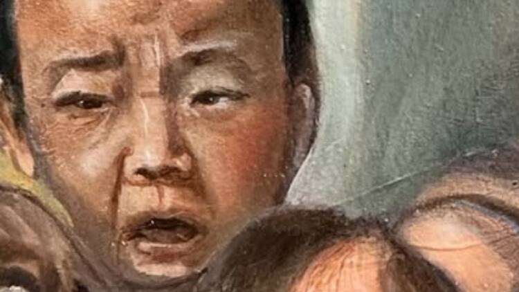 Detalle de la obra 'Death of Eros', de Ilma Gore