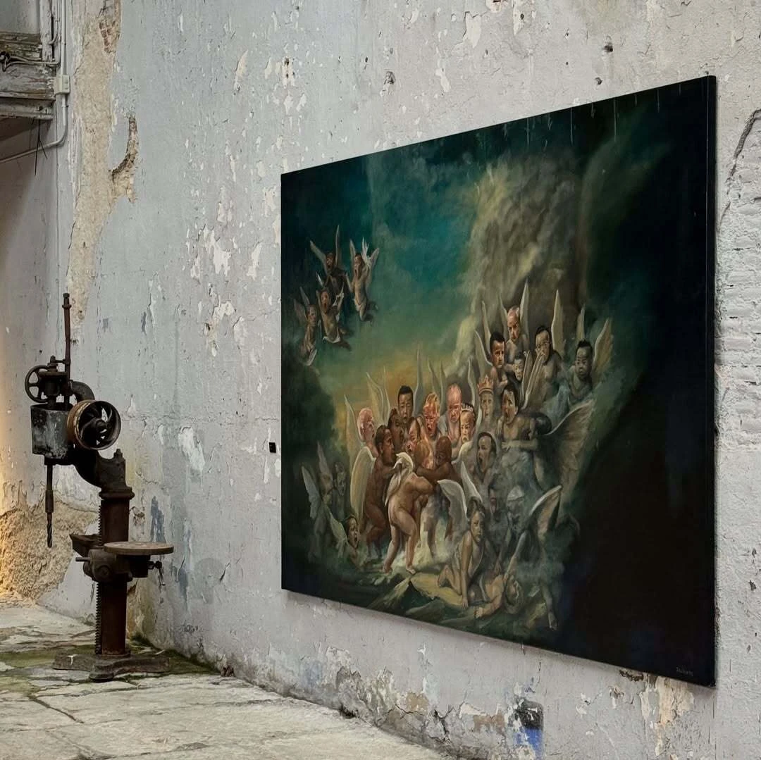 La obra 'Death of Chaos', de Ilma Gore, en el Museo La Neomud&eacute;jar