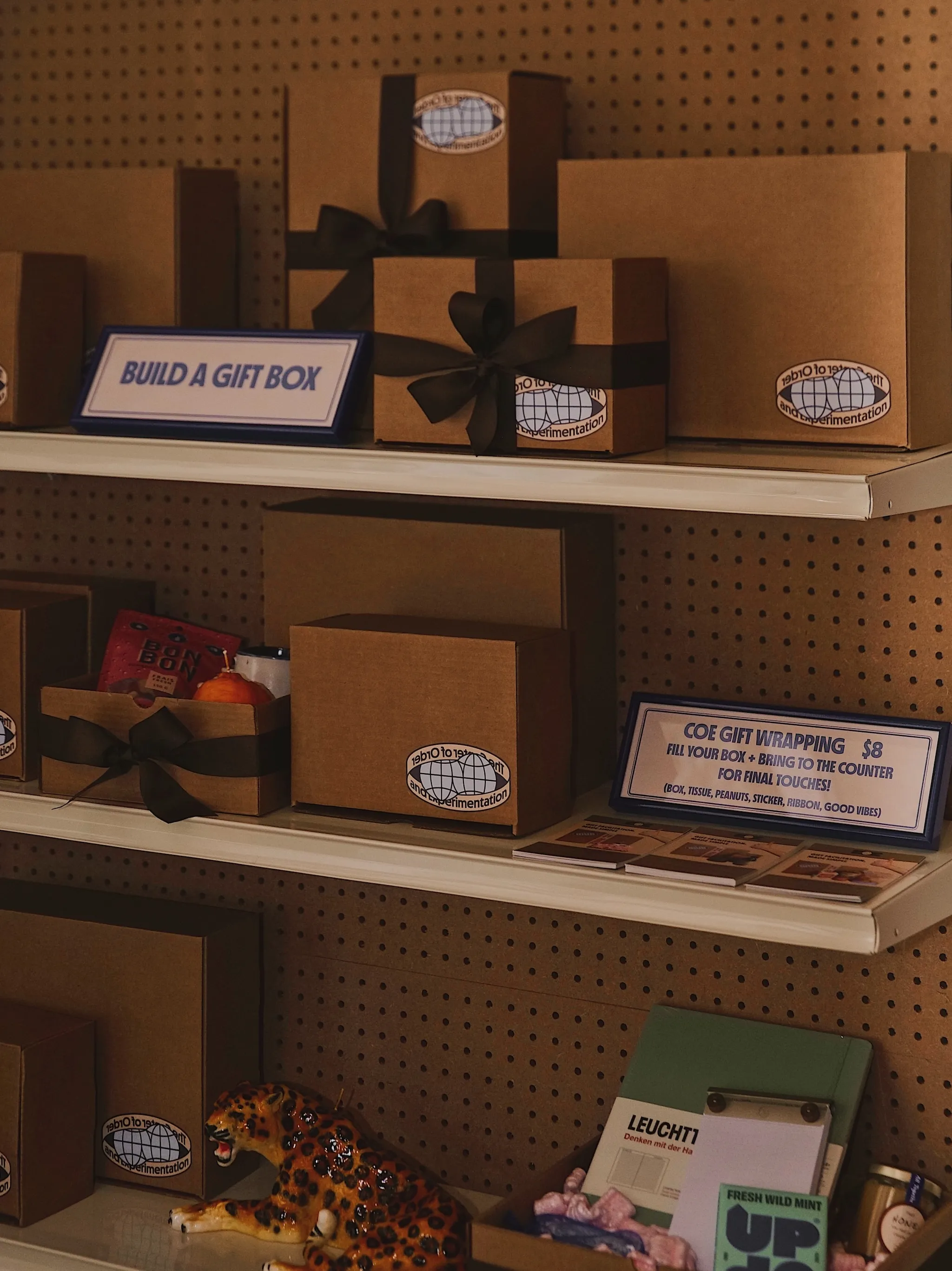 An interior photo of The Center of Order and Experimentation.