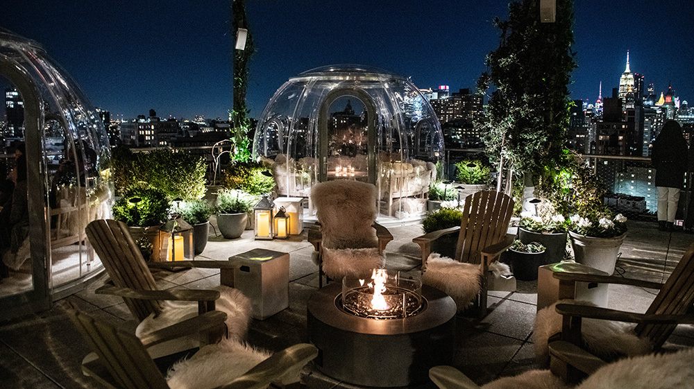 Public Hotel's adorable winter igloos return this weekend