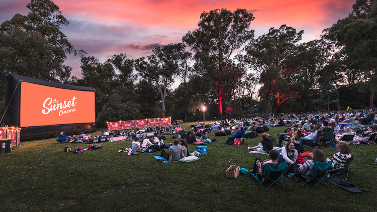 Catch a flick under the stars at Sunset Cinema