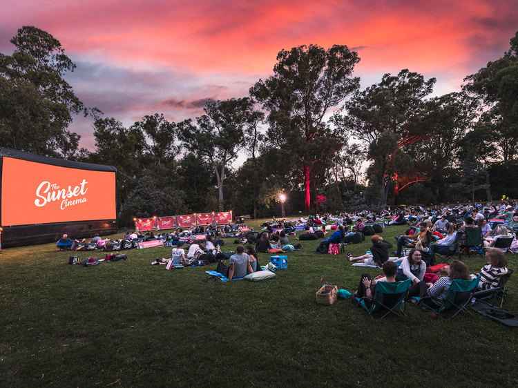 Catch a flick under the stars at Sunset Cinema