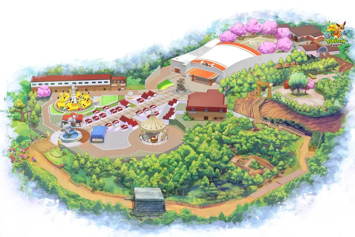 PokéPark Kanto map