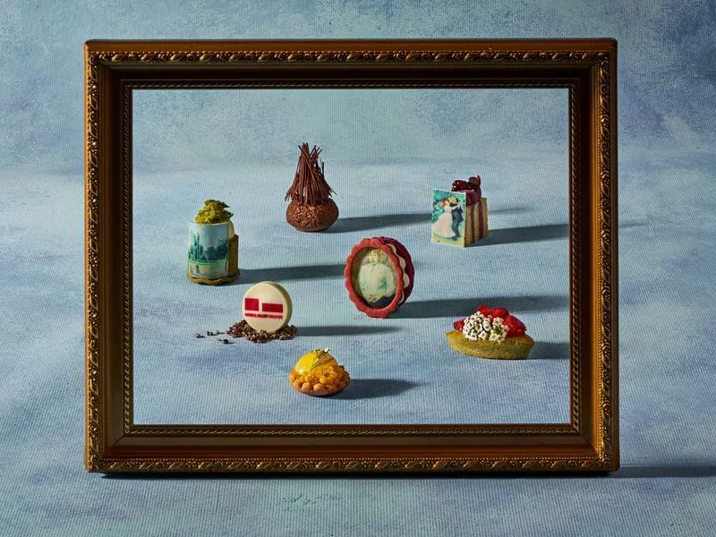 Impressionist art afternoon tea at Antidote Fairmont Singapore