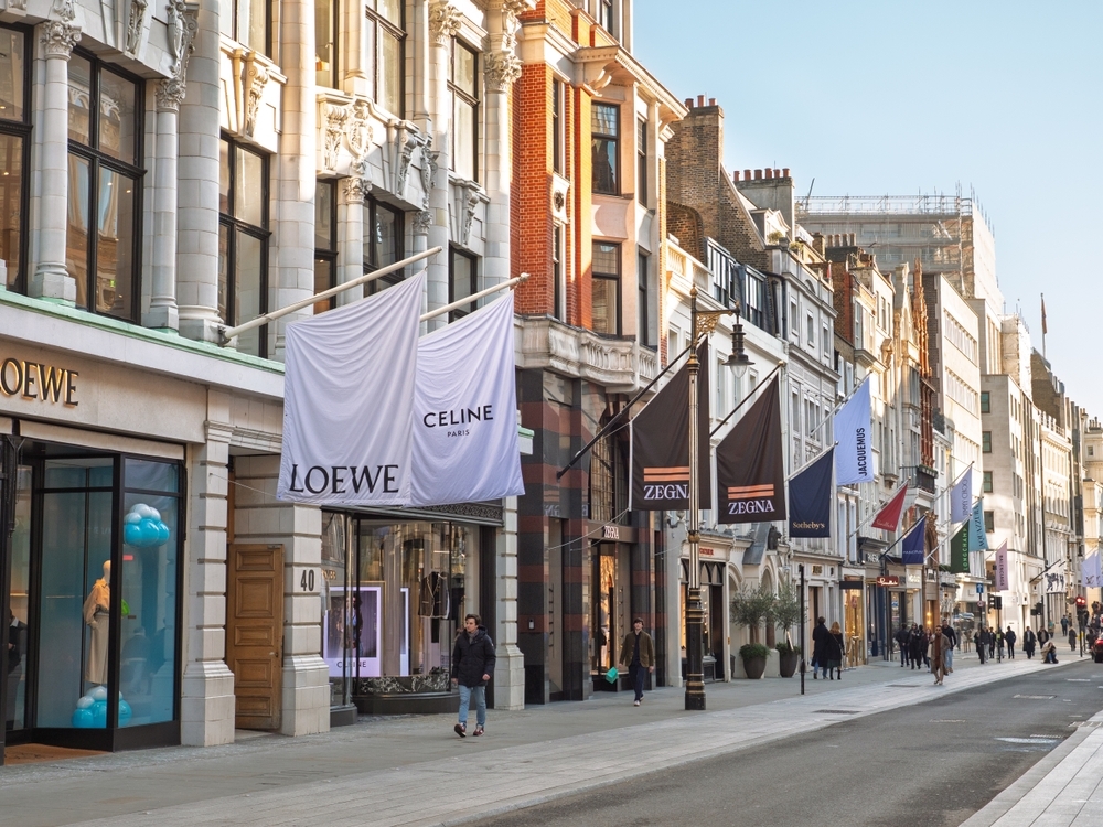 The glitzy London shopping street that is now officially the most expensive retail destination in the world