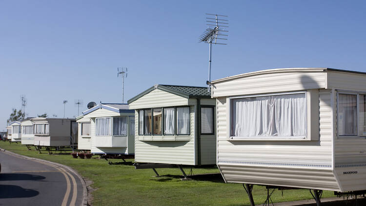 Caravan park in UK