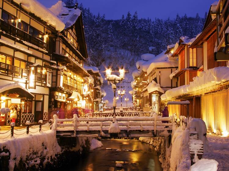 Ginzan onsen Japan