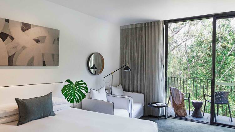 Bannisters Pavilion The bedroom at Bannisters Pavilion