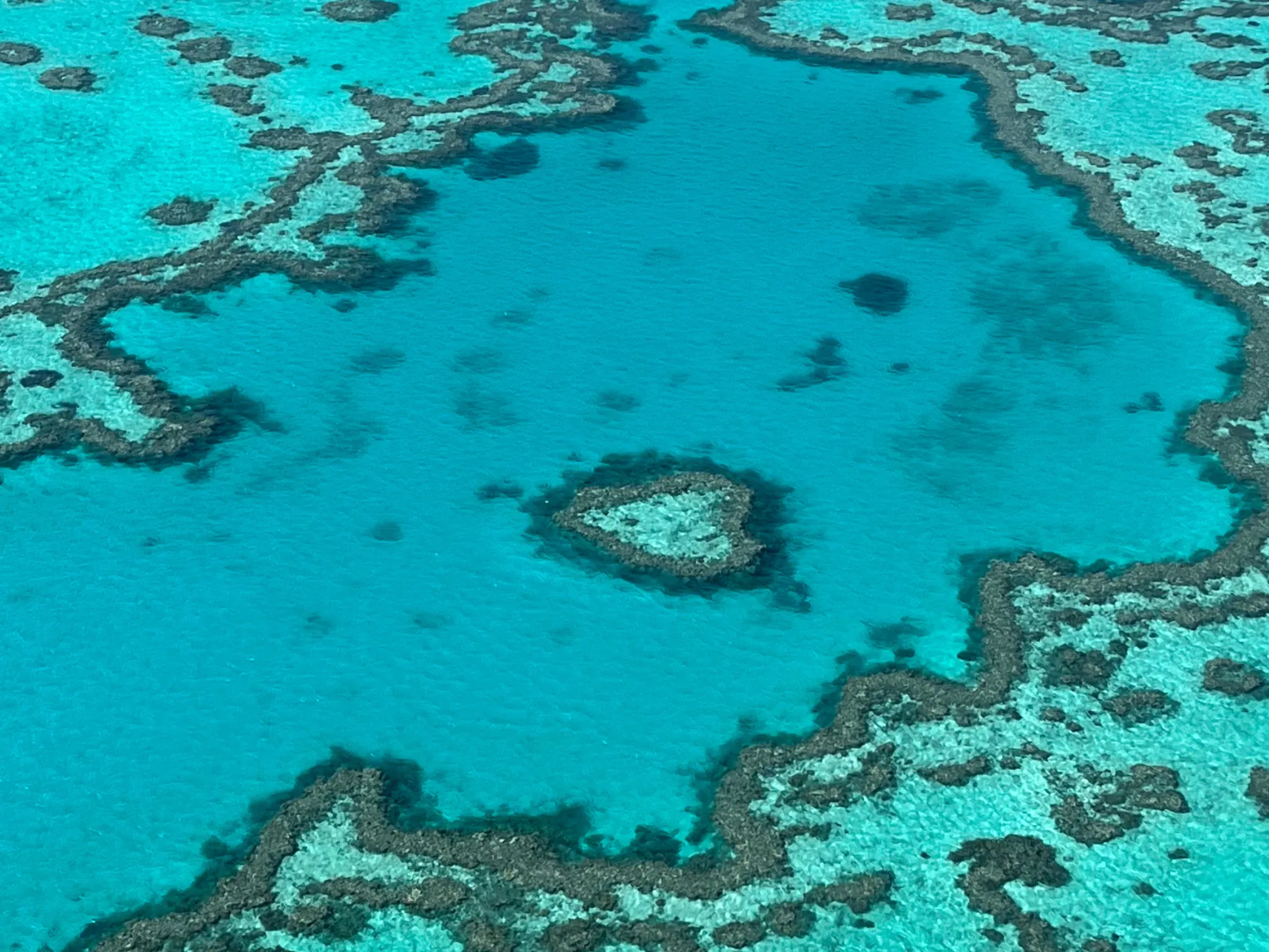 Aerial of Heart Reef