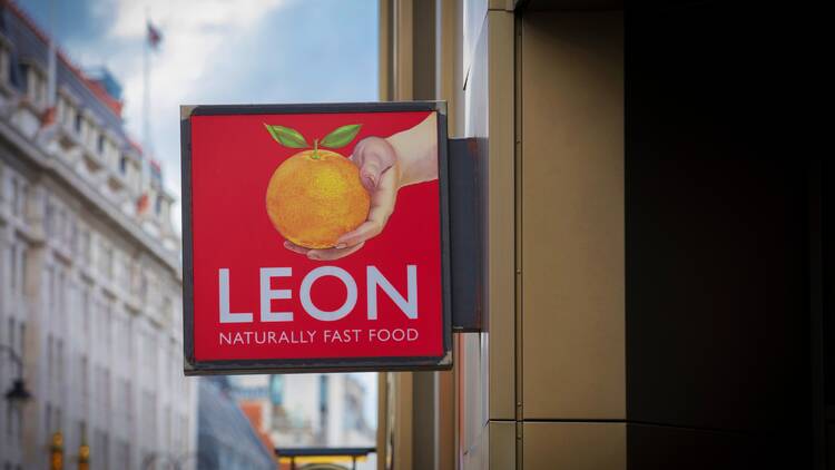 Leon coffee shop in London, UK