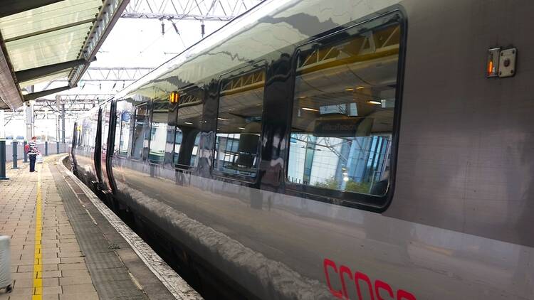 CrossCountry train in a station