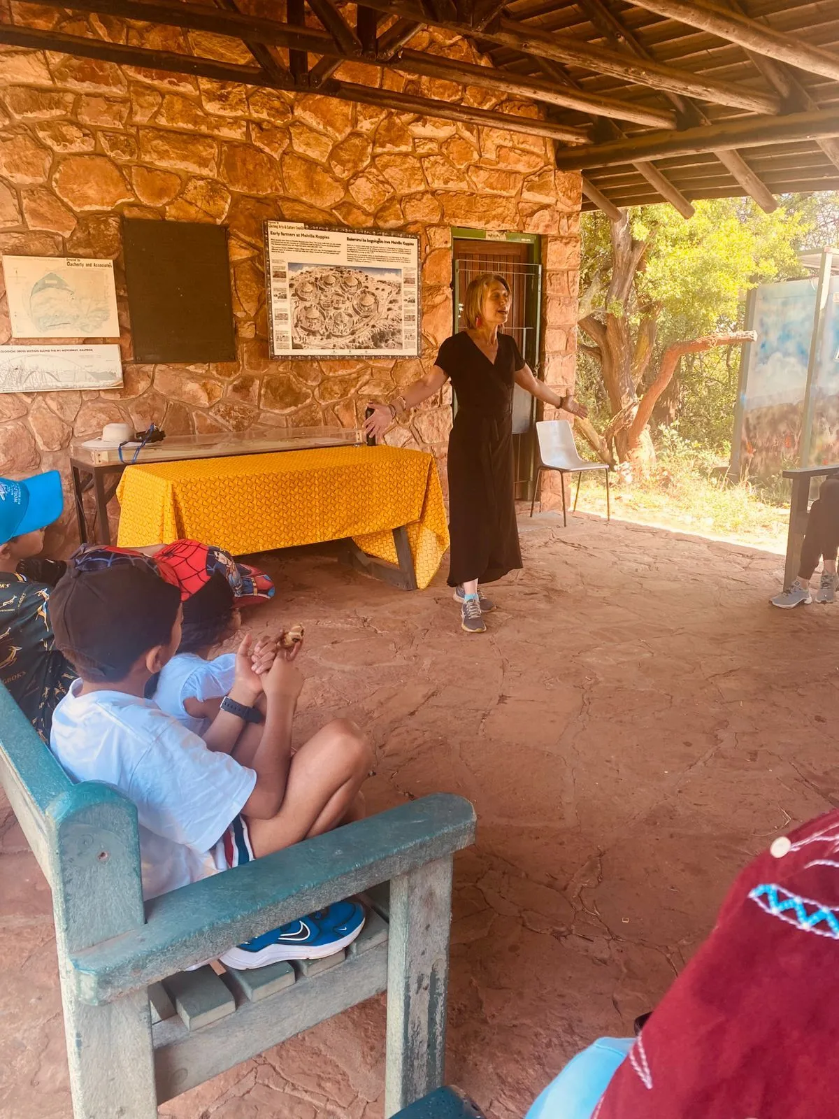 Merle Grace and storytelling at the Melville Koppies nature reserve