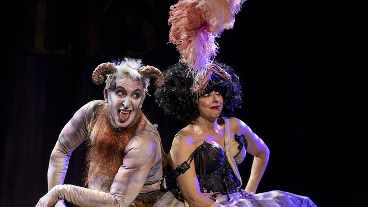 A scene from 'Meow Meow's The Red Shoes'.