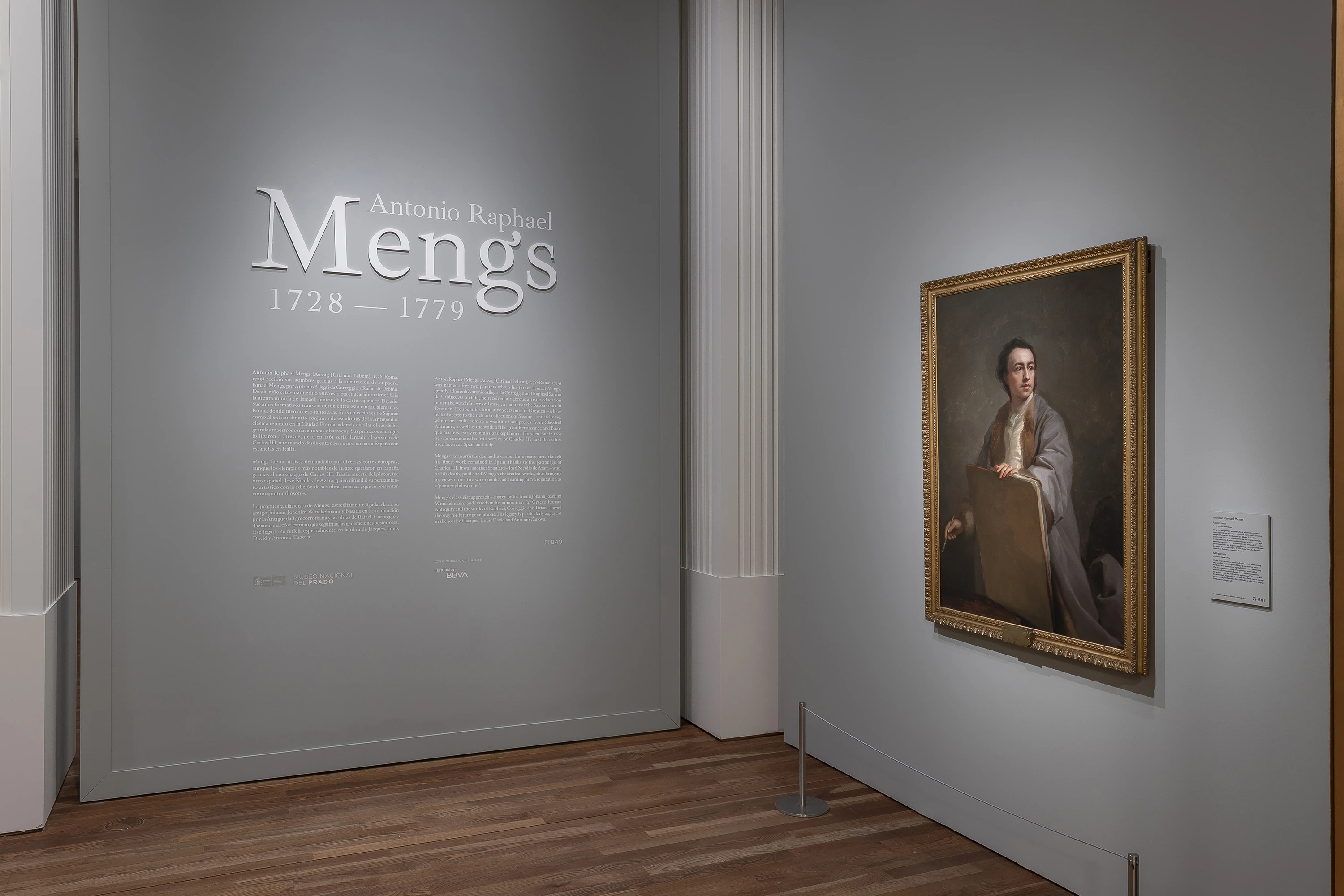 Imagen de las salas de la exposici&oacute;n &ldquo;Antonio Rafael Mengs&rdquo;. Foto &copy; Museo Nacional del Prado