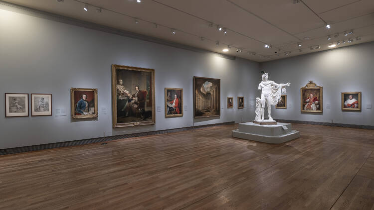 Imagen de las salas de la exposición “Antonio Rafael Mengs”