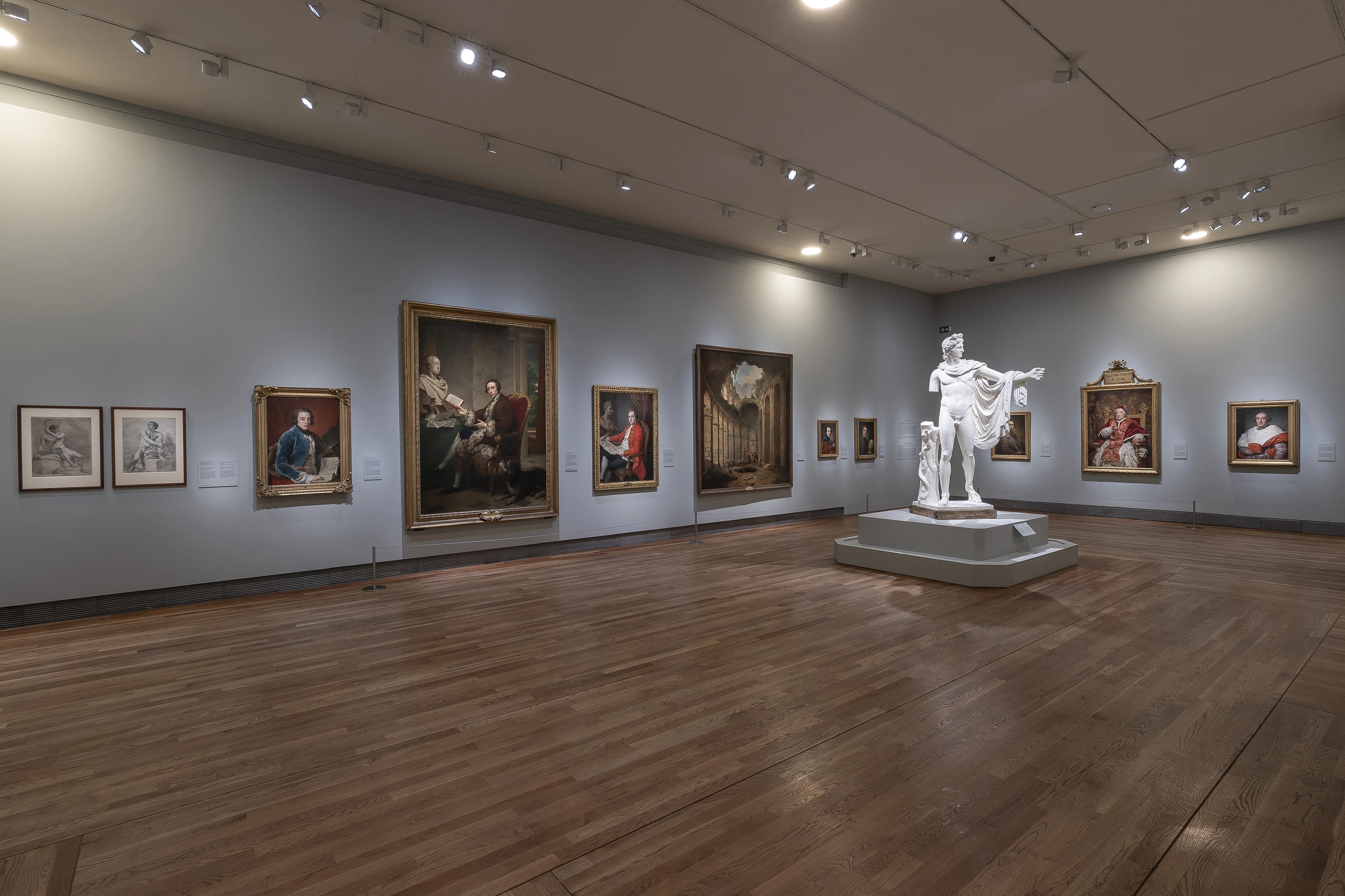 Imagen de las salas de la exposici&oacute;n &ldquo;Antonio Rafael Mengs&rdquo;