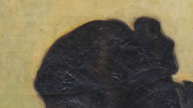 Isidre Nonell mirando a Goya (Museo Lázaro Galdiano).