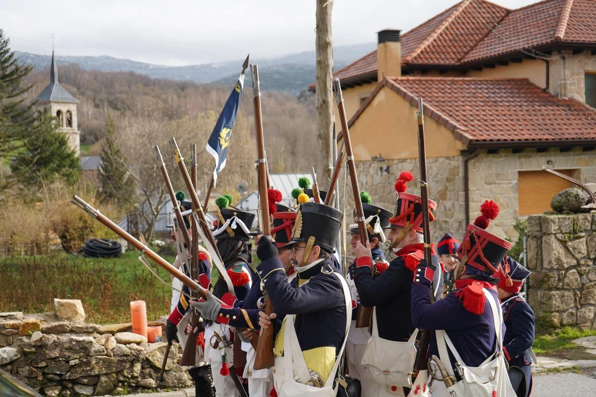 Recreaci&oacute;n hist&oacute;rica de la Batalla de Somosierra de 1808. Comunidad de Madrid