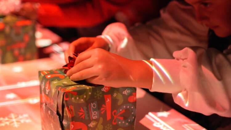 Santa's lab show navidad