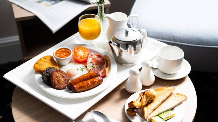 Fry up at The Castle Hotel in Dublin