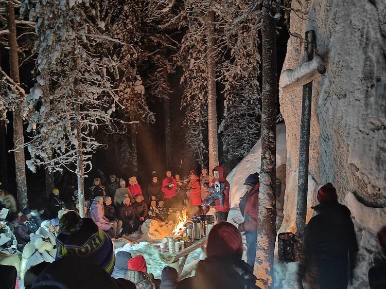 Attend the most beautiful Christmas carols at Somonen outdoor church