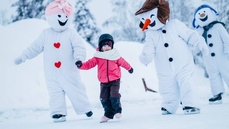 Dance with Snowmen at Snowman World