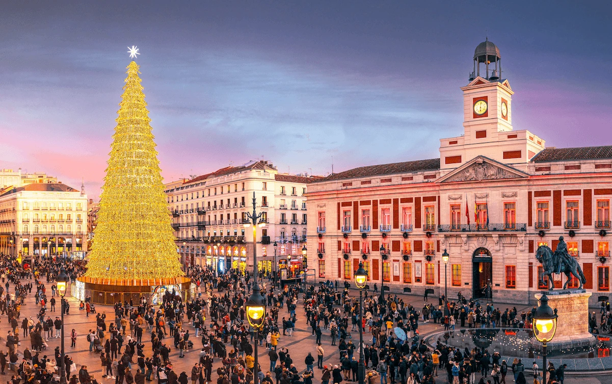 Puerta del Sol en Navidad