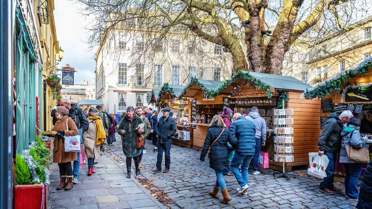 Bath Christmas market, England